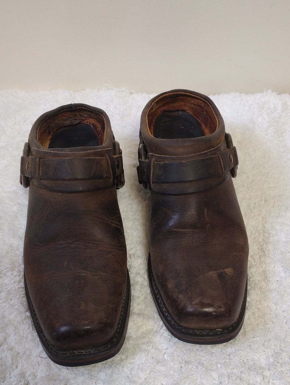 Frye Women's Leather Boots Slip-On Clogs Size 8 - Picture 2 of 11